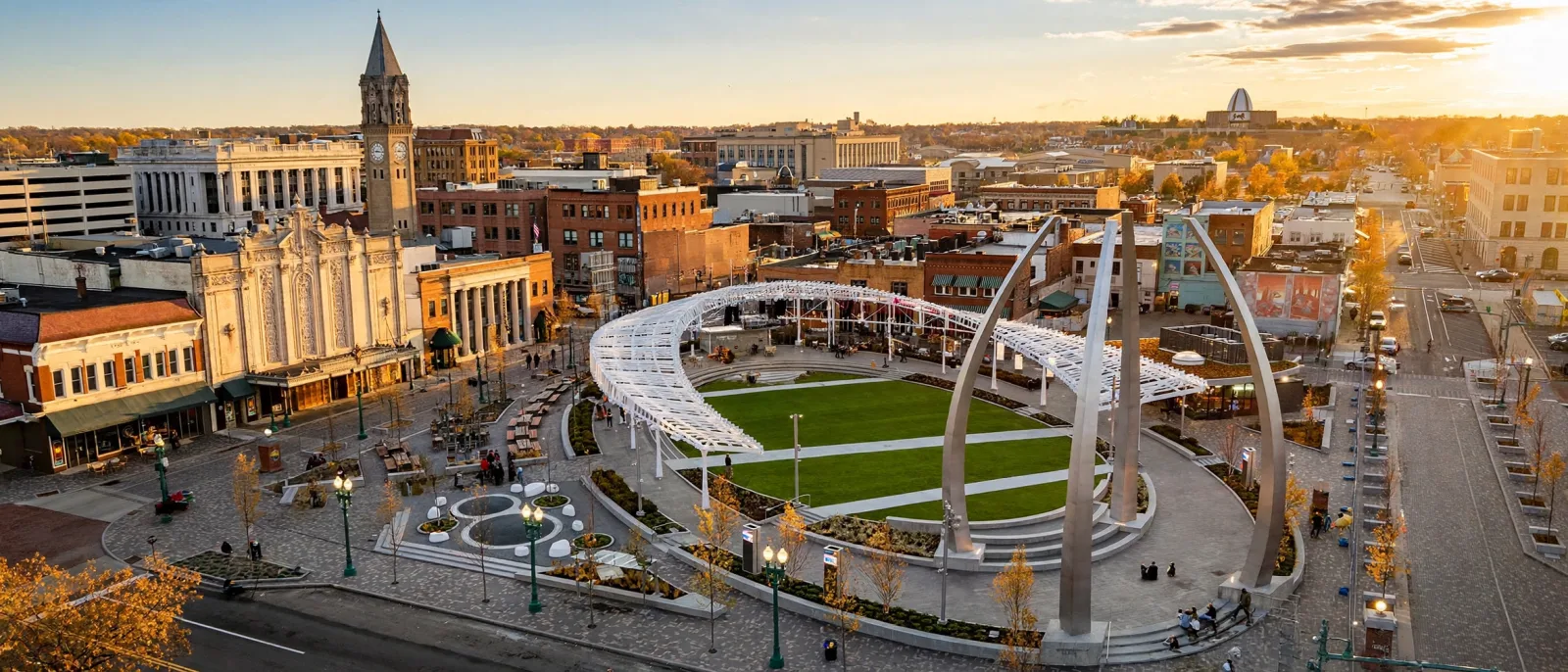 Canton, Ohio skyline