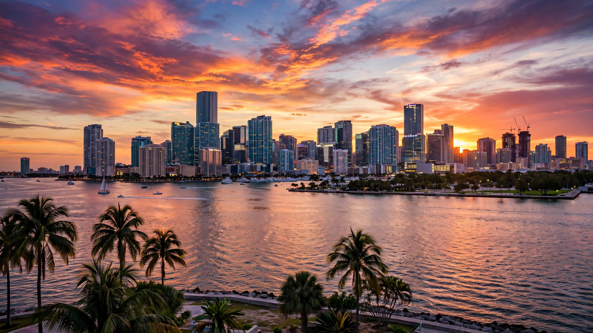 Miami, Florida skyline