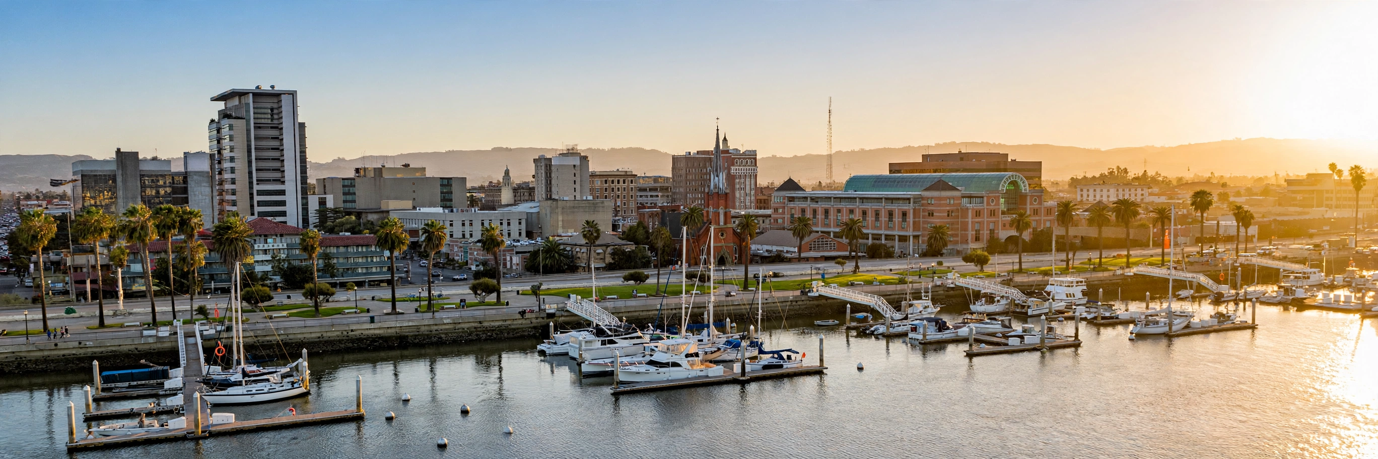 Stockton, California skyline