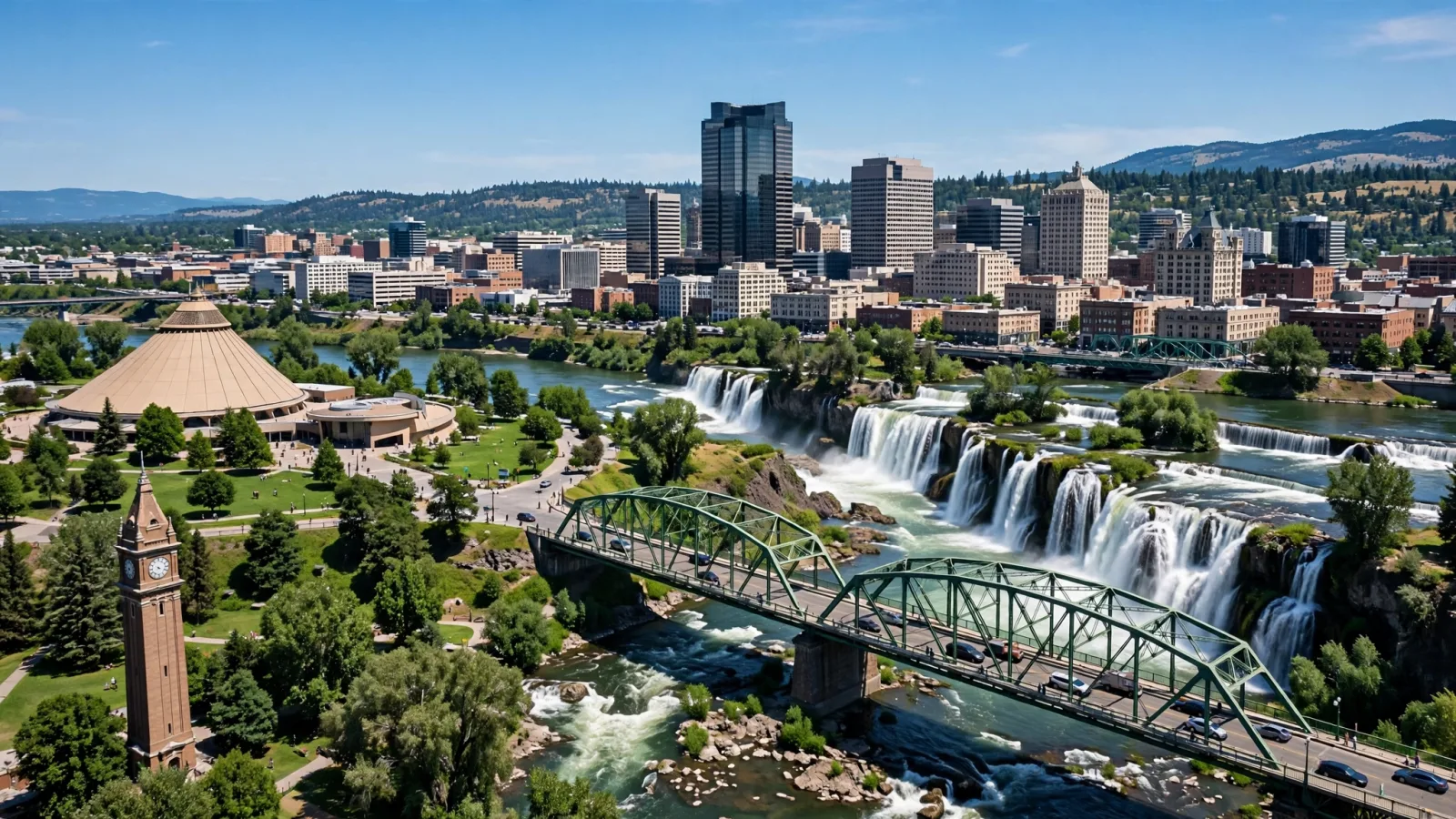 Spokane, Washington skyline